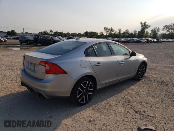 2017 Volvo S60 Dynamic with VIN YV140MTL6H2437588, listed as a Copart auction lot 64024223 with 69,298 mi miles. Bid and sale history available at carsss.com. Image 3.