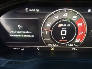 2019 Audi RS 5 Sportback z VIN WUABWCF56KA900302, wystawiony jako IAAI lot #41905518 z przebiegiem 58 932 mil mil oraz . Historia ofert i sprzedaży dostępna na DreamBid. Obrazek 7.