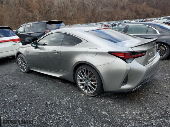 2022 Lexus RC with VIN JTHDZ5BC3N5025236, listed as a Copart auction lot 82552844 with 24,208 mi miles and Non Repairable. Bid and sale history available at carsss.com. Image 2.