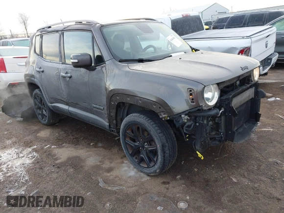 2016 Jeep Renegade Latitude with VIN ZACCJBBT5GPD37944, listed as a IAAI auction lot 41441463 with 103,429 mi miles. Bid and sale history available at carsss.com. Image 1.