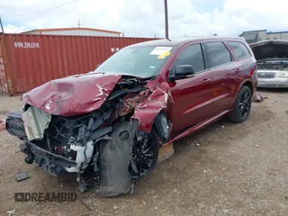 2018 Dodge Durango GT with VIN 1C4RDHDG0JC282142, listed as a IAAI auction lot 40183685 with 44,706 mi miles and . Bid and sale history available at DreamBid. Image 2.