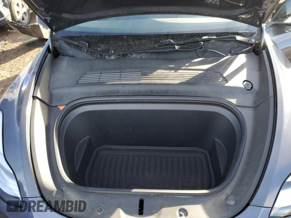 2021 Tesla Model Y Long Range with VIN 5YJYGDEE2MF065398, listed as a Copart auction lot 89352855 with 46,144 mi miles and Salvage Title. Bid and sale history available at DreamBid. Image 12.