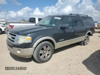2007 Ford Expedition EL Eddie Bauer with VIN 1FMFK17567LA52412, listed as a Copart auction lot 78483304 with 262,841 mi miles and Salvage Title. Bid and sale history available at carsss.com. Image 1.