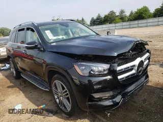 2021 Mercedes-Benz GLS with VIN 4JGFF5KEXMA476900, listed as a Copart auction lot 56831003 with 24,262 mi miles. Bid and sale history available at carsss.com. Image 4.