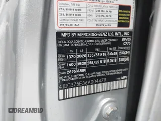 2006 Mercedes-Benz R 5.0L with VIN 4JGCB75E36A004479, listed as a IAAI auction lot 42548757 with 230,414 mi miles and . Bid and sale history available at DreamBid. Image 9.