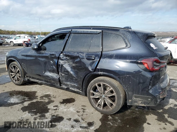 2023 BMW X3 xDrive30i with VIN 5UX53DP00P9N94085, listed as a Copart auction lot 88766165 with 15,906 mi miles and Salvage Title. Bid and sale history available at carsss.com. Image 2.