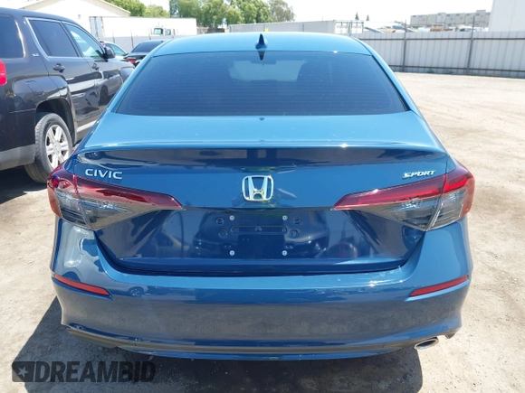 2025 Honda Civic Sport with VIN 2HGFE2F58SH582780, listed as a IAAI auction lot 42360120 with 1,562 mi miles and . Bid and sale history available at DreamBid. Image 17.
