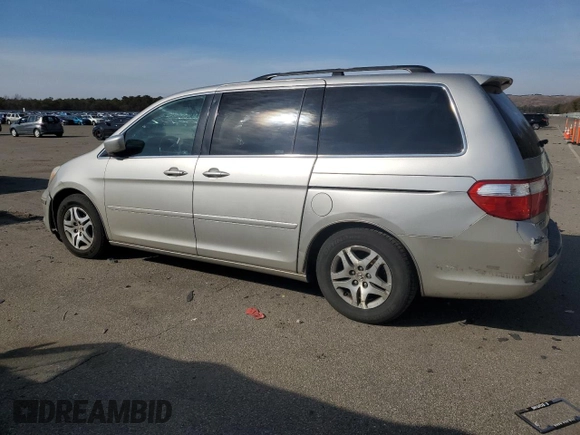 2006 Honda Odyssey EX-L with VIN 5FNRL38666B459794, listed as a Copart auction lot 46605245 with 106,623 mi miles and Salvage Title. Bid and sale history available at carsss.com. Image 2.