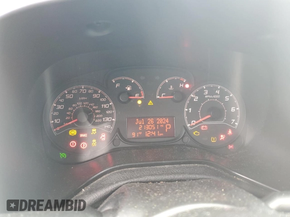 2015 Ram ProMaster City Cargo Tradesman with VIN ZFBERFAT8F6A90789, listed as a Copart auction lot 65019434 with 213,051 mi miles and Clean Title. Bid and sale history available at DreamBid. Image 9.