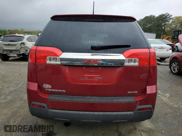 2013 GMC Terrain SLE with VIN 2GKFLREK8D6414726, listed as a Copart auction lot 51108885 with 158,791 mi miles and Salvage Title. Bid and sale history available at carsss.com. Image 6.