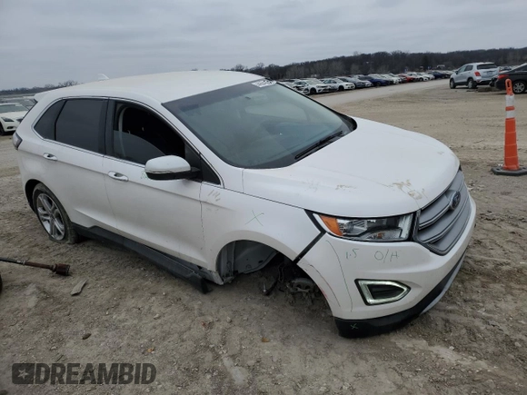 2017 Ford Edge Titanium with VIN 2FMPK4K87HBC31275, listed as a Copart auction lot 44684055 with 83,430 mi miles and Salvage Title. Bid and sale history available at carsss.com. Image 4.