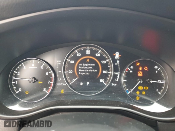2023 Mazda CX-50 S Preferred Plus with VIN 7MMVABCM1PN105009, listed as a Copart auction lot 51235605 with 57,615 mi miles and Salvage Title. Bid and sale history available at DreamBid. Image 9.
