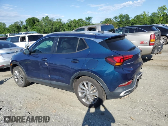 2021 Buick Encore GX Select with VIN KL4MMDS24MB137037, listed as a Copart auction lot 57953375 with 65,867 mi miles and Salvage title. Bid and sale history available at DreamBid. Image 2.