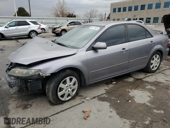 2006 Mazda 6 i with VIN 1YVFP80C065M62014, listed as a Copart auction lot 89311645 with 141,844 mi miles and Salvage Title. Bid and sale history available at carsss.com. Image 1.