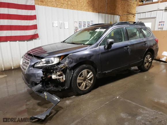 2015 Subaru Outback 2.5i with VIN 4S4BSAAC8F3287687, listed as a Copart auction lot 47080875 with 157,137 mi miles and Salvage Title. Bid and sale history available at carsss.com. Image 1.