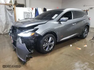 2020 Nissan Murano Platinum with VIN 5N1AZ2DS7LN111813, listed as a Copart auction lot 42609655 with 70,641 mi miles and Salvage Title. Bid and sale history available at carsss.com. Image 1.