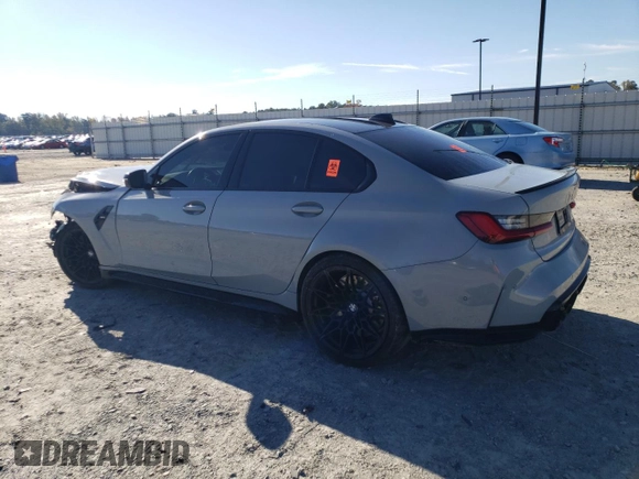 2021 BMW M3 with VIN WBS53AY01MFK81180, listed as a Copart auction lot 72774513 with 16,749 mi miles and Salvage Title. Bid and sale history available at carsss.com. Image 2.