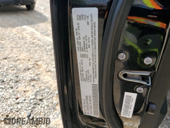 2022 Ram 2500 Limited with VIN 3C6UR5SL5NG185989, listed as a Copart auction lot 53680985 with 79,734 mi miles and Non repairable. Bid and sale history available at DreamBid. Image 12.