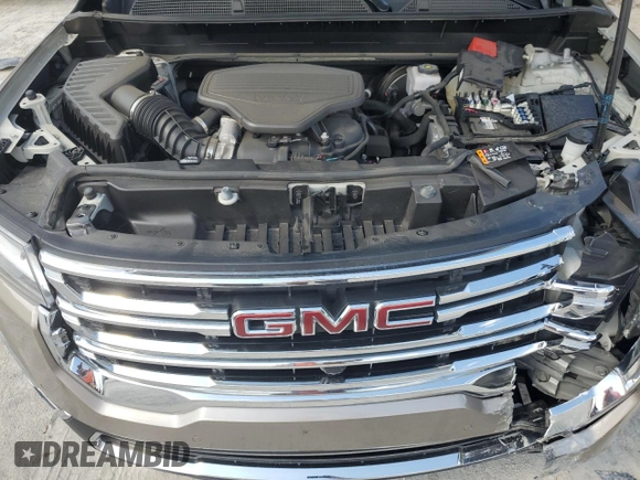 2022 GMC Acadia SLT with VIN 1GKKNMLS2NZ109694, listed as a Copart auction lot 69944824 with 19,606 mi miles and Salvage Title. Bid and sale history available at carsss.com. Image 12.