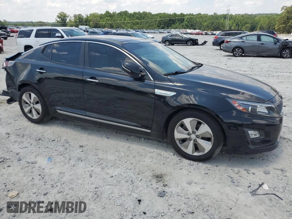 2015 Kia Optima EX with VIN KNAGN4AD6F5084858, listed as a Copart auction lot 63825375 with 142,241 mi miles and Salvage title. Bid and sale history available at DreamBid. Image 4.