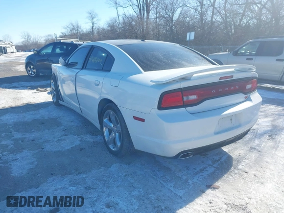 2013 Dodge Charger RT with VIN 2C3CDXCT6DH682260, listed as a IAAI auction lot 41416907 with 110,056 mi miles. Bid and sale history available at carsss.com. Image 3.