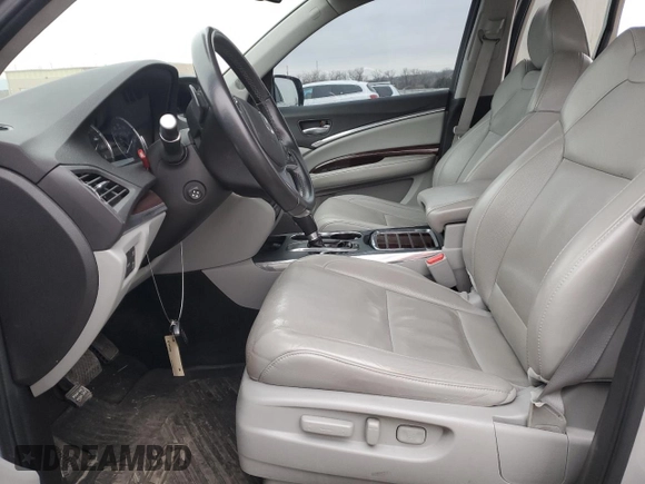 2015 Acura MDX Advance/Entertainment Pkg with VIN 5FRYD4H88FB022507, listed as a Copart auction lot 43153865 with 178,288 mi miles and Salvage Title. Bid and sale history available at carsss.com. Image 7.