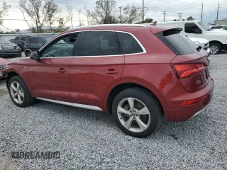 2020 Audi Q5 with VIN WA1ANBFY8L2066765, listed as a Copart auction lot 88794945 with 121,741 mi miles and Salvage title. Bid and sale history available at DreamBid. Image 2.