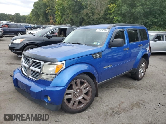 2008 Dodge Nitro SLT with VIN 1D8GU58K68W138884, listed as a Copart auction lot 72339264 with 185,832 mi miles and Salvage Title. Bid and sale history available at carsss.com. Image 1.