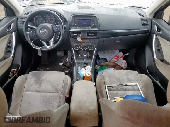 2013 Mazda CX-5 Sport with VIN JM3KE2BE7D0158752, listed as a Copart auction lot 58613615 with 147,110 mi miles and Salvage title. Bid and sale history available at DreamBid. Image 8.