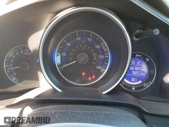 2018 Honda Fit LX with VIN 3HGGK5G46JM703892, listed as a Copart auction lot 79742984 with 67,825 mi miles and Salvage Title. Bid and sale history available at DreamBid. Image 9.