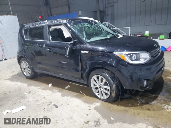 2019 Kia Soul + with VIN KNDJP3A59K7694323, listed as a Copart auction lot 44207085 with 35,252 mi miles and Salvage Title. Bid and sale history available at DreamBid. Image 4.