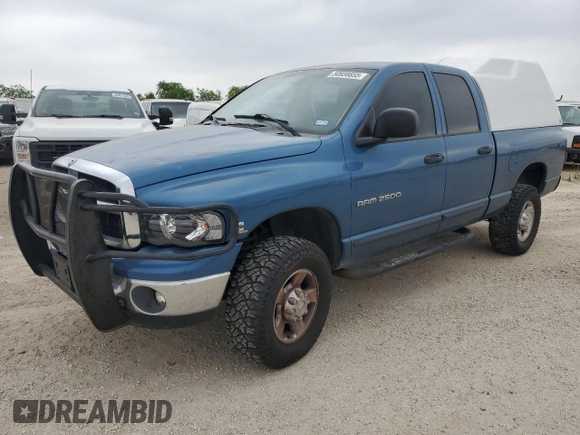 2003 Dodge 2500 ST with VIN 3D7KU28C73G797926, listed as a Copart auction lot 50938655 with 262,166 mi miles and Clean Title. Bid and sale history available at DreamBid. Image 1.