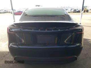 2024 Tesla Model 3 with VIN 5YJ3E1EA5RF848265, listed as a Copart auction lot 46254355 with 0 mi miles and Salvage Title. Bid and sale history available at carsss.com. Image 6.
