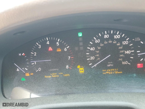 2004 Lexus LS 430 with VIN JTHBN36F940170241, listed as a Copart auction lot 54101155 with 264,471 mi miles and Clean Title. Bid and sale history available at carsss.com. Image 9.