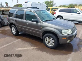 2006 Mercury Mariner Luxury with VIN 4M2YU57166KJ17723, listed as a IAAI auction lot 41818695 with 136,881 mi miles and . Bid and sale history available at DreamBid. Image 1.