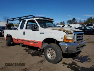 1999 Ford F-250 XL with VIN 1FTNX21L0XEB46210, listed as a Copart auction lot 45749725 with 221,529 mi miles and Salvage title. Bid and sale history available at DreamBid. Image 4.
