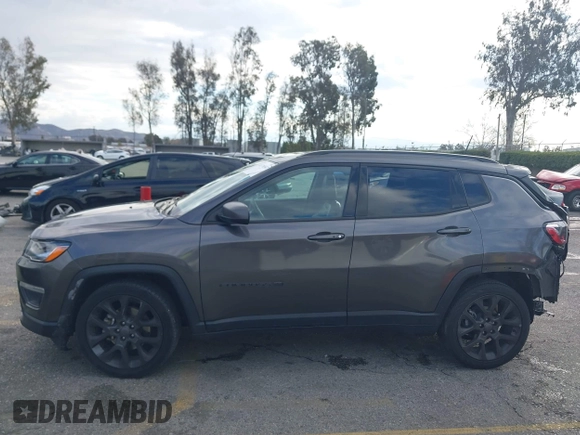 2021 Jeep Compass 80th Anniversary with VIN 3C4NJCEB7MT596909, listed as a IAAI auction lot 41376547 with 54,058 mi miles and . Bid and sale history available at DreamBid. Image 15.
