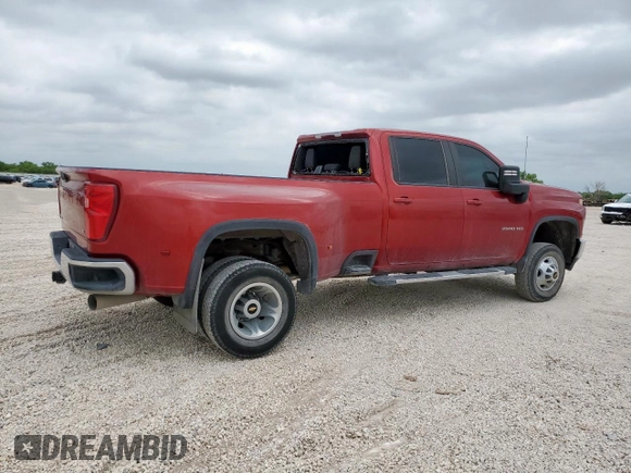 2023 Chevrolet Silverado 3500HD LT with VIN 1GC4YTEY2PF106905, listed as a Copart auction lot 58533215 with 35,091 mi miles and Salvage title. Bid and sale history available at DreamBid. Image 3.