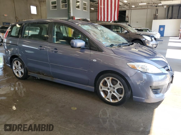 2008 Mazda 5 Sport with VIN JM1CR293880306452, listed as a Copart auction lot 63686425 with 102,988 mi miles and Salvage title. Bid and sale history available at DreamBid. Image 4.