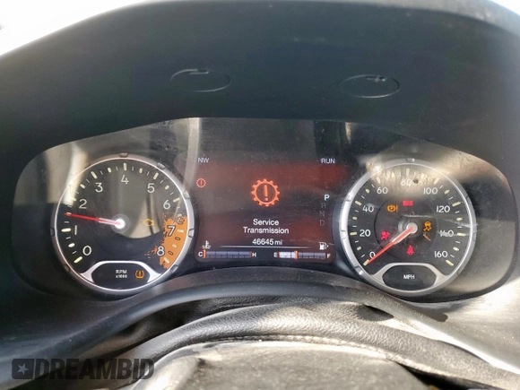 2015 Jeep Renegade Trailhawk z VIN ZACCJBCT8FPC23014, wystawiony jako Copart lot #60025465 z przebiegiem 46 645 mil mil oraz Czysty tytuł • Clean title. Historia ofert i sprzedaży dostępna na DreamBid. Obrazek 9.