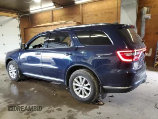 2015 Dodge Durango SXT with VIN 1C4RDJAG9FC114471, listed as a Copart auction lot 61121725 with 83,433 mi miles and Salvage title. Bid and sale history available at DreamBid. Image 2.