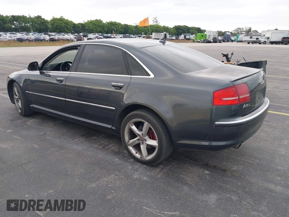 2009 Audi A8 4.2L with VIN WAUMV94E19N012605, listed as a IAAI auction lot 41601218 with Not provided miles and . Bid and sale history available at DreamBid. Image 3.