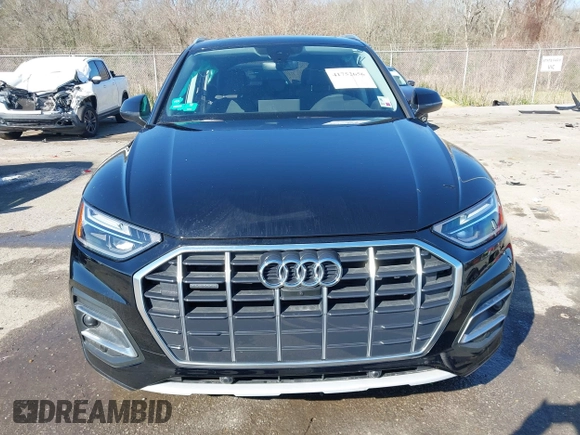 2021 Audi Q5 Premium Plus with VIN WA1BAAFY7M2065912, listed as a IAAI auction lot 41752656 with 30,472 mi miles and . Bid and sale history available at DreamBid. Image 12.