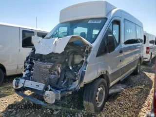 2023 Ford Transit Passenger XL with VIN 1FBAX2C88PKB89190, listed as a Copart auction lot 42507855 with Not Provided miles and Salvage Title. Bid and sale history available at carsss.com. Image 1.
