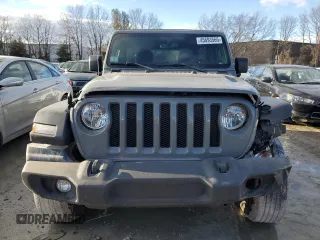 2021 Jeep Wrangler Unlimited Sport S with VIN 1C4HJXDN4MW847816, listed as a Copart auction lot 45693565 with 39,438 mi miles and Salvage Title. Bid and sale history available at carsss.com. Image 5.