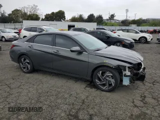 2024 Hyundai Elantra SEL with VIN KMHLS4DG9RU691309, listed as a Copart auction lot 51324695 with 15,232 mi miles and Salvage Title. Bid and sale history available at carsss.com. Image 4.