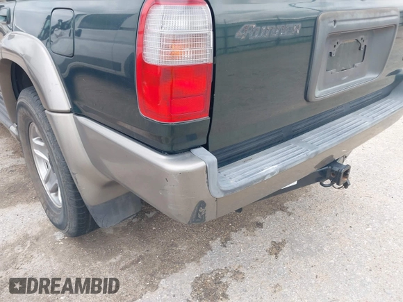 2000 Toyota 4Runner Limited with VIN JT3GN87RXY0163743, listed as a IAAI auction lot 42142809 with 185,320 mi miles and . Bid and sale history available at DreamBid. Image 12.