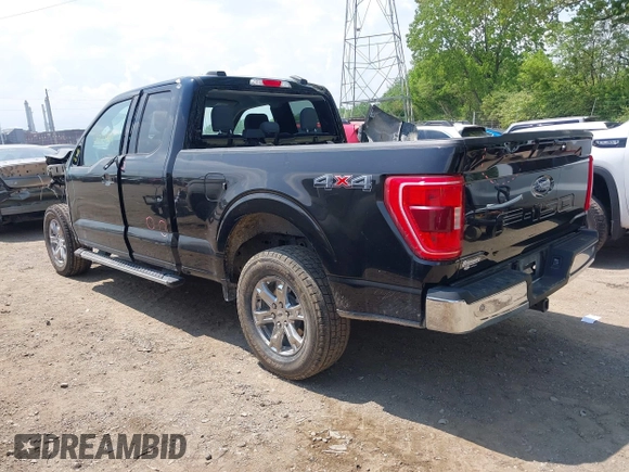 2021 Ford F-150 XL with VIN 1FTFX1E56MFA89186, listed as a IAAI auction lot 42220409 with 95,650 mi miles and . Bid and sale history available at DreamBid. Image 3.