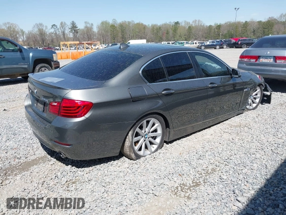 2014 BMW 5 Series 535i with VIN WBA5B1C53ED476527, listed as a IAAI auction lot 41827504 with Not Provided miles. Bid and sale history available at carsss.com. Image 4.
