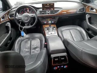 2017 Audi A6 Premium Plus with VIN WAUG8AFC8HN033595, listed as a Copart auction lot 57875005 with 89,026 mi miles and Salvage title. Bid and sale history available at DreamBid. Image 8.